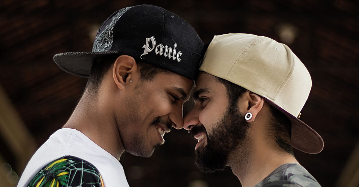 Two Gay Guys Face To Face Featured